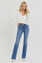RISEN Full Size Tummy Control High Rise Straight Jeans Plus Size