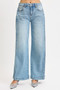 RISEN Mid Rise Wide Barrel Transferable Leg Snap Jeans