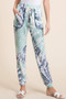 BiBi Tie Dye French Terry Casual Sweat Pants