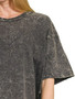 Zenana Acid Crinkle-Washed Oversized T-Shirt