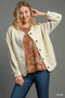 Umgee Textured Jacquard Jacket