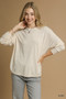 Umgee Textured Knit Long Sleeve Top