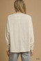Umgee Textured Knit Long Sleeve Top