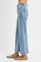 RISEN Full Size High Rise Crop Wide Leg Jeans Plus Size
