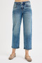 RISEN Full Size High Rise Crop Boyfriend Jeans Plus Size
