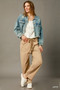 Umgee Cargo-Inspired Drawstring Pants
