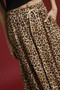 Umgee Drawstring Leopard Midi Skirt