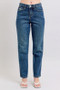 Judy Blue Full Size High Waisted Rigid Magic Non-destroy Straight Leg Jeans Plus Size