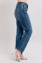 Judy Blue Full Size High Waisted Rigid Magic Non-destroy Straight Leg Jeans Plus Size
