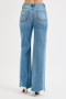 RISEN Full Size Distressed Wide Leg Jeans Plus Size