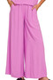 Zenana Round Neck T-Shirt and Wide Leg Pants Set