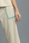 Umgee Drawstring Wide Leg Pants with Scallop Trim Detail
