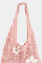 Fame Flower Knitted Shoulder Bag