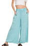 Zenana Woven Acid Crinkle Washed Cami & Pants 2 Piece Set