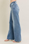 Judy Blue Full Size V - Front Baggy Jeans Plus Size