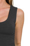 Zenana Double Layered Cropped Tank Top