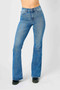Judy Blue Full Size High-Waisted Classic Flare Jeans Plus Size