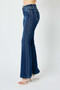 Judy Blue Full Size Hw Angled Side Seam Detail Flare Jeans Plus Size