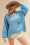 BiBi Oversized Pocket Front Sweatshirt