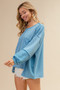 BiBi Oversized Pocket Front Sweatshirt