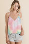 BiBi Tie Dye French Terry Knit Cami