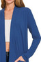 Zenana Slouchy Lightweight Open Front Pocket Cardigan