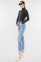 Kancan High Rise Distressed Mom Jeans
