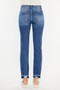 Kancan High Rise Distressed Slim Straight Jeans
