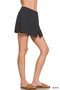 Zenana Wrap Front Skort