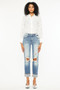 Kancan High Rise Distressed Boyfriend Fit Jeans