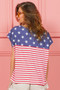 BiBi Star Rpinted with Stripe Combo Top