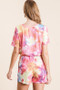 BiBi Tie Dye French Terry Casual Shorts