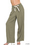 Zenana Linen Drawstring Pants