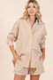 Mittoshop Striped Shirt and Shorts Set