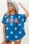 BiBi Fourth Of July Star Knit T-Shirt