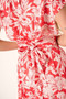 Mittoshop Tropical Print Top and Skirt Set