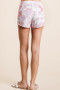 BiBi Tie Dye Print Terry Shorts With Side Pockets