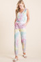 BiBi Tie Dye French Terry Casual Pants