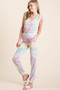 BiBi Tie Dye French Terry Casual Pants