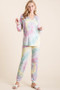 BiBi Tie Dye French Terry Casual Pants