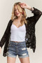 ADORA Crochet Cardigan With Scallop Hem
