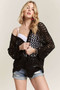 ADORA Crochet Cardigan With Scallop Hem