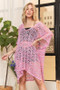 ADORA Crochet Cover Up Tunic Top