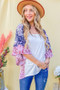 And The WhyFloral Print Bell Sleeve Top