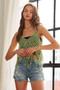 ADORA Fringe Hem Crochet Tank Top
