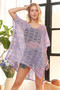 ADORA Crochet Cover Up Tunic Top