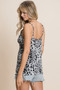 BiBi Leopard Printed Gauze Knit Twist Front Detailed Cami