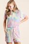 BiBi Tie Dye French Terry Hoodie Top and Bottom Set