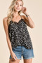 BiBi Lace Leopard Print Cami Top