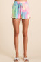 BiBi Tie Dye French Terry Top and Shorts Set